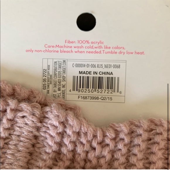 Xhilaration fall boot cuffs and leg warmers - Picture 4 of 9